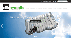 Desktop Screenshot of dfkeveralls.com