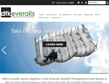 Tablet Screenshot of dfkeveralls.com